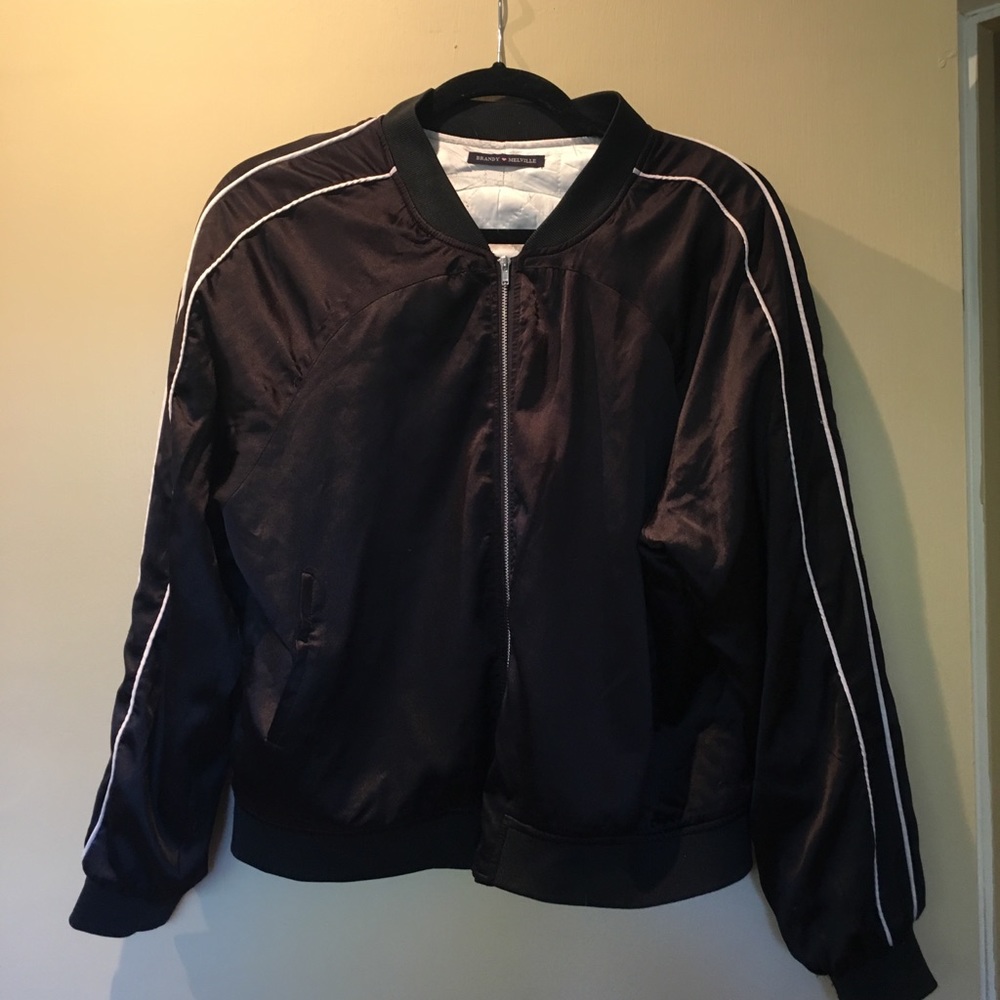 Satin Brandy Melville Bomber